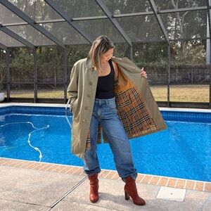 Vintage Burberry Tan Trench Coat